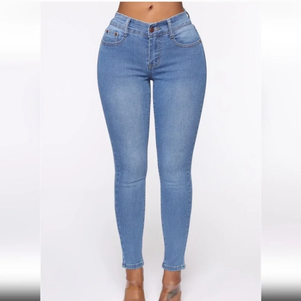 Super stretch distressed skinny jeans - Picture 2 of 5